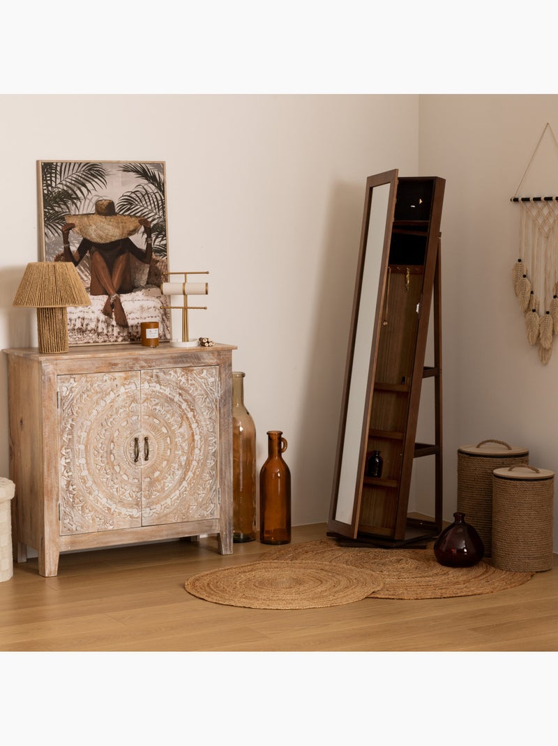 Tappeto rotondo in juta intrecciata Beige - Kiabi