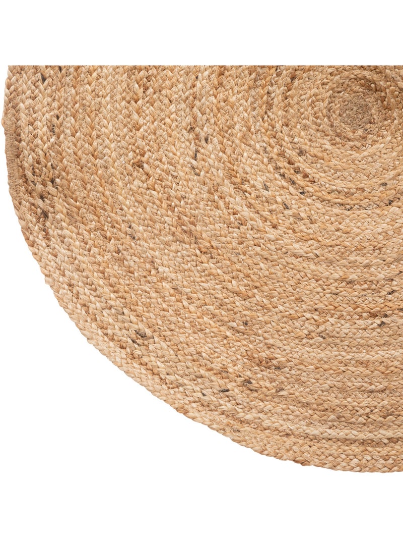 Tappeto rotondo in juta intrecciata Beige - Kiabi