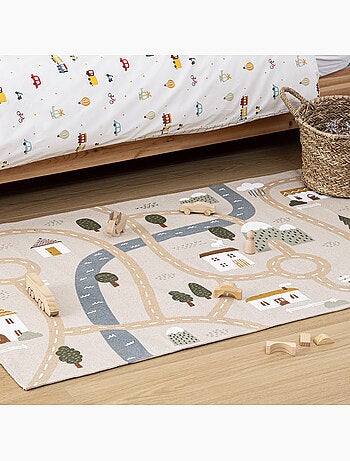 Tappeto stradale per bambini niels jute 100x150cm