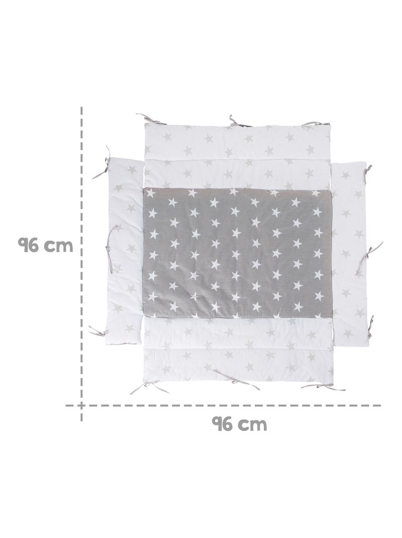 Tappeto universale per box con bordi Little Stars – stampa stelle – ROBA Bianco Grigio - Kiabi