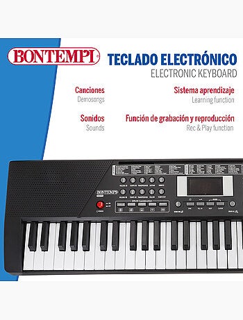 Tastiera digitale con tastiera 61 tasti bontempi