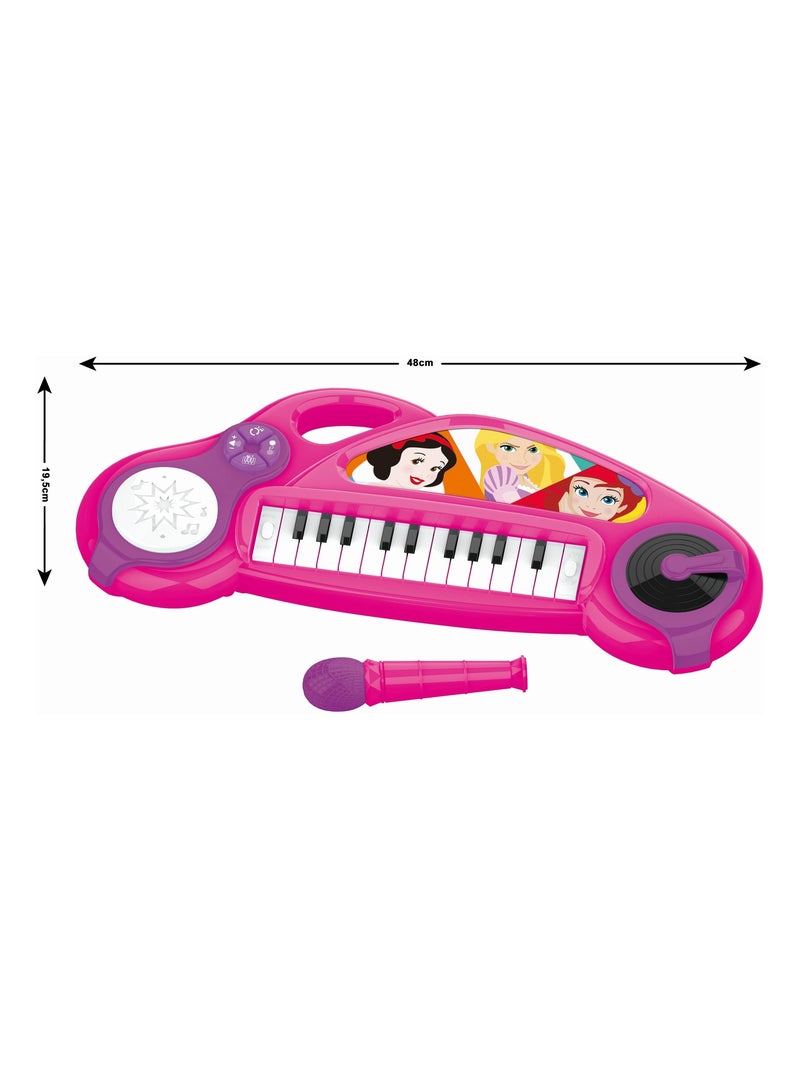 Tastiera elettronica divertente Disney principessa con luci Rosa - Kiabi