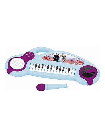 Tastiera elettronica divertente Frozen con luci