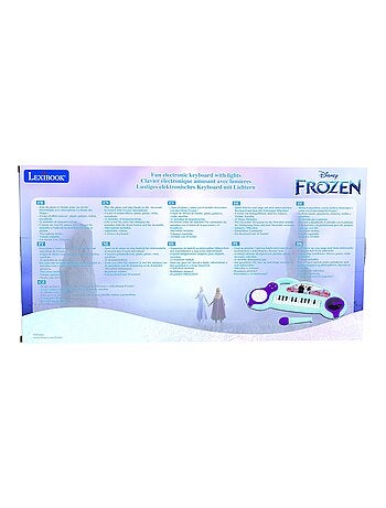Tastiera elettronica divertente Frozen con luci