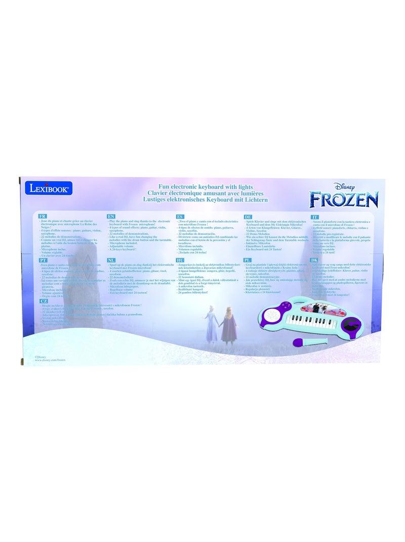 Tastiera elettronica divertente Frozen con luci Blu - Kiabi