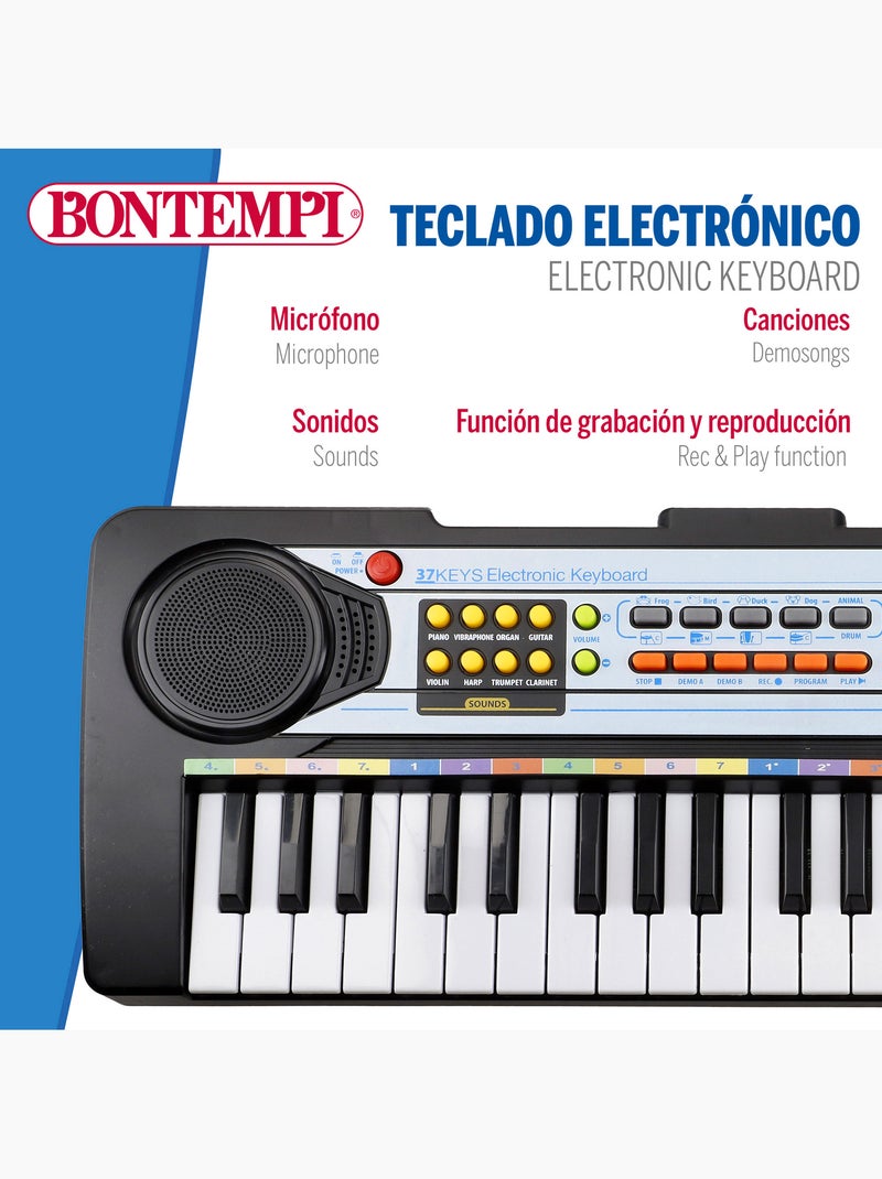 Tastiera elettronica per pianoforte con microfono 37 tasti per bambini bontempi N/D - Kiabi