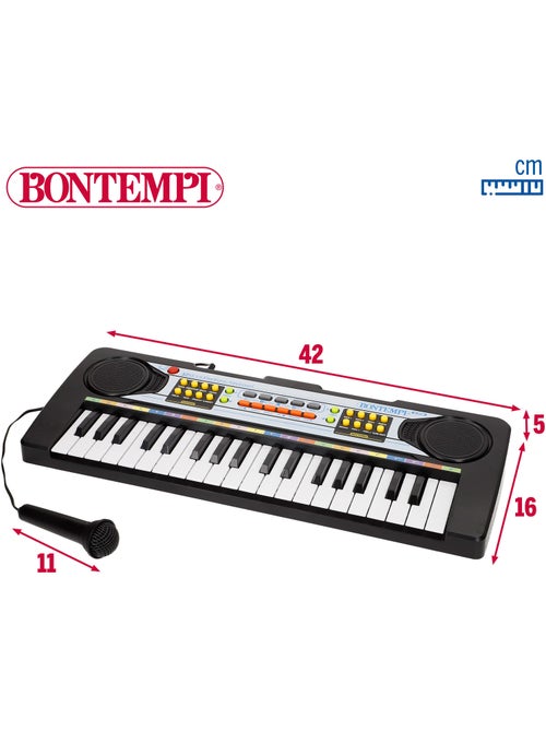 Tastiera elettronica per pianoforte con microfono 37 tasti per bambini bontempi - Kiabi