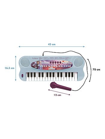 Tastiera per pianoforte elettronico Frozen con microfono (32 tasti)