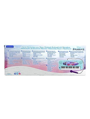 Tastiera per pianoforte elettronico Frozen con microfono (32 tasti)