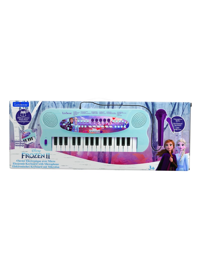 Tastiera per pianoforte elettronico Frozen con microfono (32 tasti) Blu - Kiabi