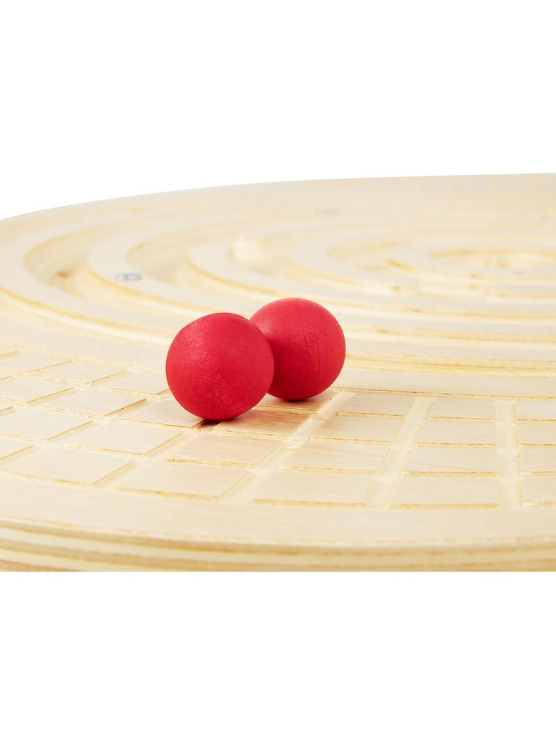 Tavola equilibrio in legno labirinto palline bambini adulti coordinazione N/D - Kiabi