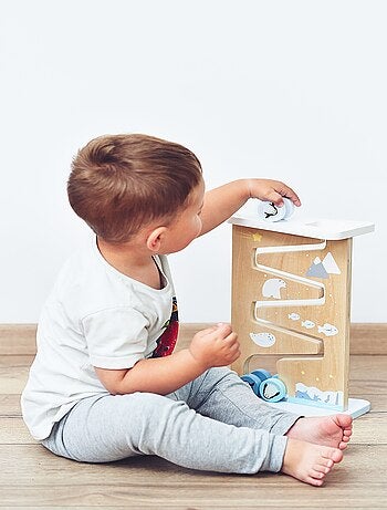 Tavola sensoriale Montessori legno tema polare Mamabrum