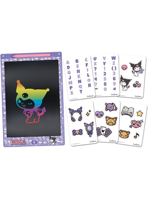 Tavoletta da scrittura e-ink Kuromi 11’’ multicolore con stencil - Kiabi Tavoletta da scrittura e-ink Kuromi 11’’ multicolore con stencil - Kiabi