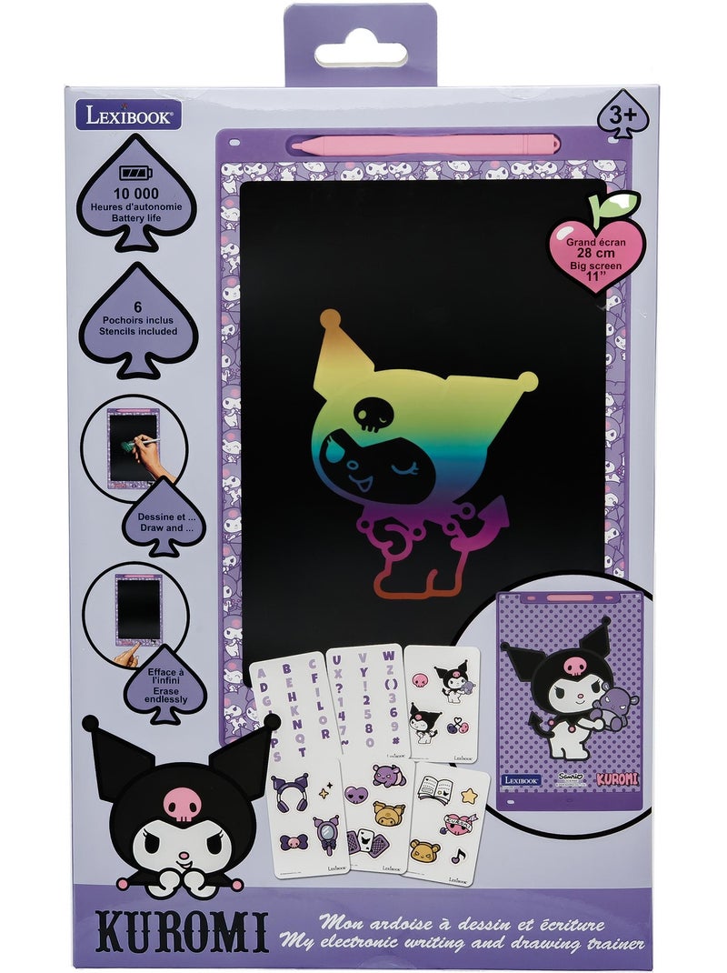 Tavoletta da scrittura e-ink Kuromi 11’’ multicolore con stencil N/D - Kiabi