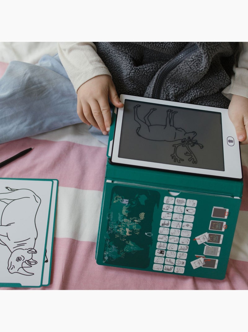 Tavoletta lcd da disegno per bambini kidydraw mini | kidywolf | kidywolf Verde - Kiabi