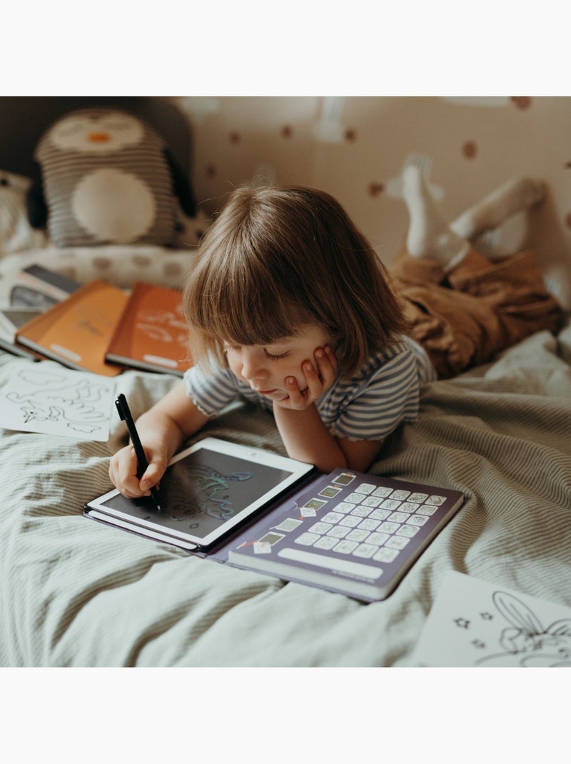 Tavoletta lcd da disegno per bambini kidydraw mini | kidywolf | kidywolf Viola - Kiabi