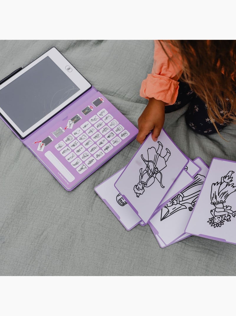 Tavoletta lcd da disegno per bambini kidydraw mini | Kidywolf Lilla chiaro - Kiabi