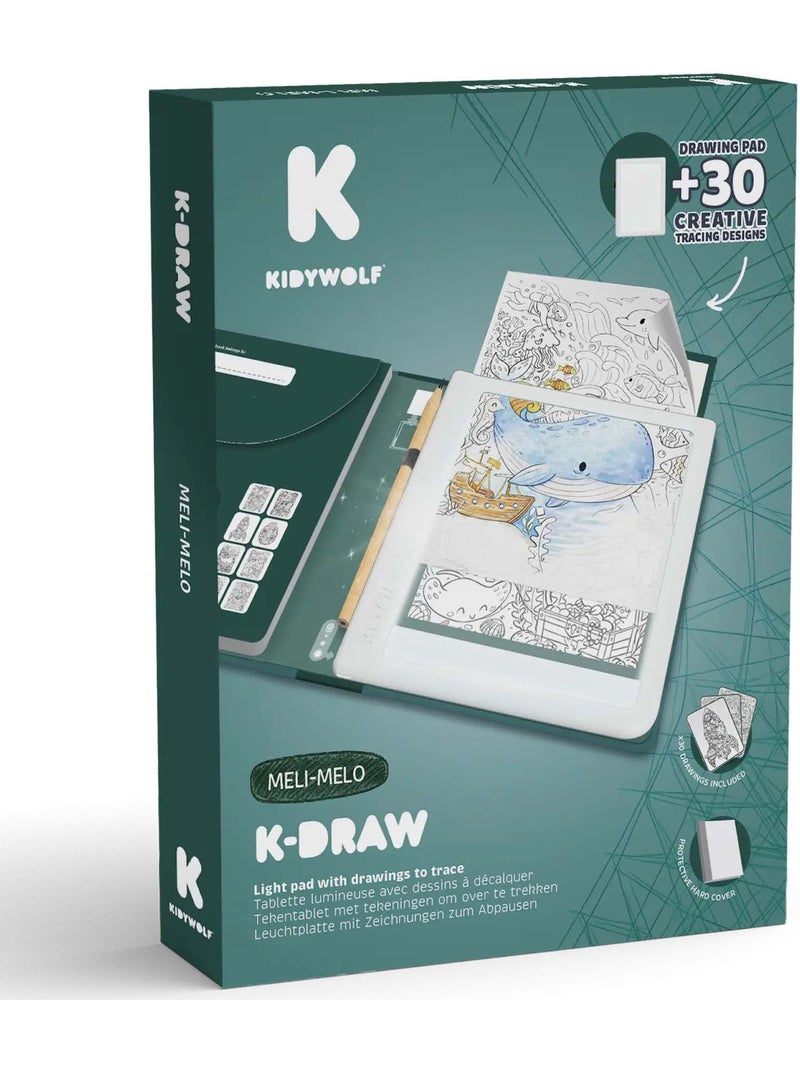 Tavoletta luminosa da ricalcare kidydraw pad | Kidywolf Verde - Kiabi