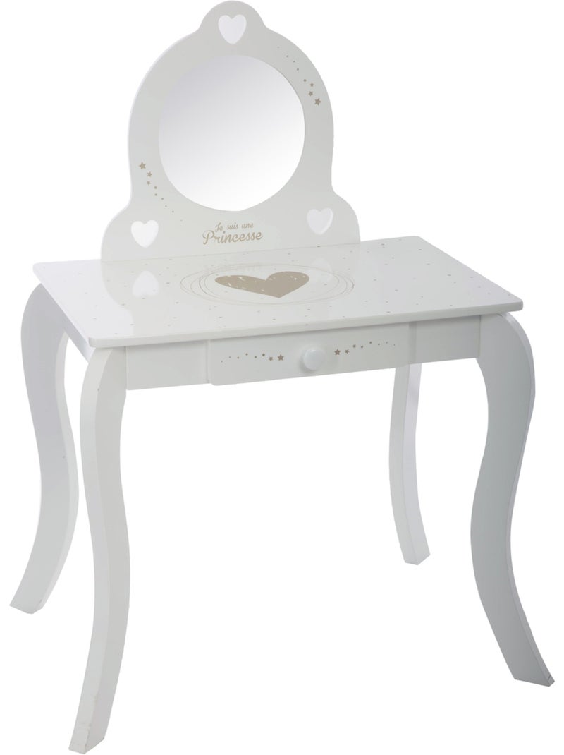 Tavolino e sgabello per bambini demoiselle bianco l71,5 cm Multicolore - Kiabi