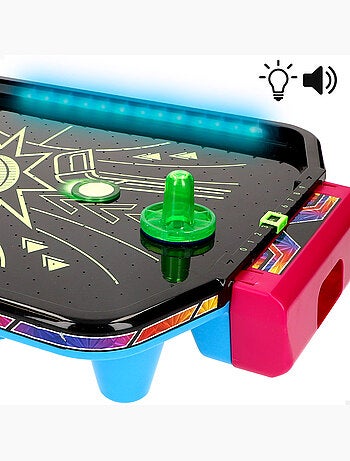 Tavolo da air hockey al neon con luci cb games