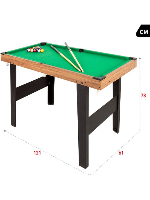 Tavolo da biliardo americano 121x61x78 cm cb games - Kiabi Tavolo da biliardo americano 121x61x78 cm cb games - Kiabi