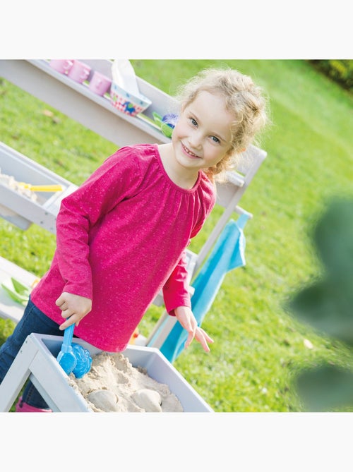 Tavolo da gioco Outdoor+ “Tiny” - Resistente alle intemperie - Tavolo per acqua e sabbia - Grigio - Kiabi Tavolo da gioco Outdoor+ “Tiny” - Resistente alle intemperie - Tavolo per acqua e sabbia - Grigio - Kiabi