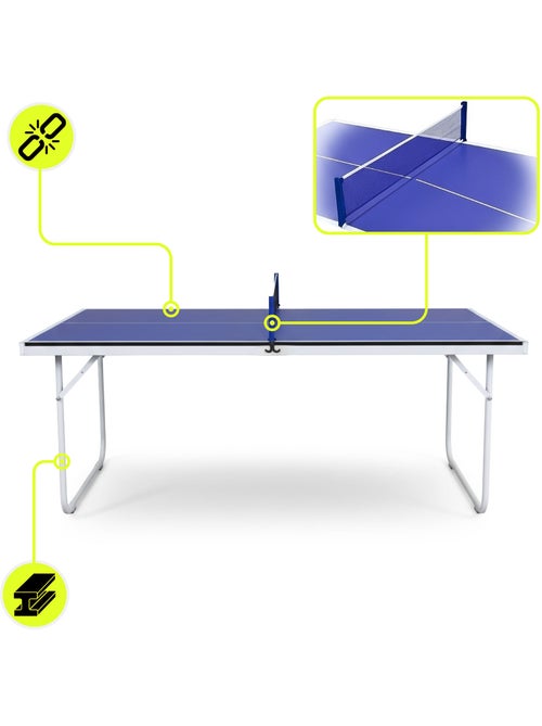 Tavolo da ping pong HyperMotion pieghevole e portatile – set completo da interno bambini e adulti - Kiabi Tavolo da ping pong HyperMotion pieghevole e portatile – set completo da interno bambini e adulti - Kiabi