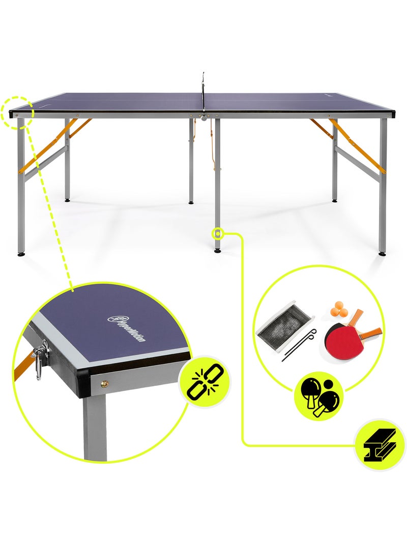 Tavolo da ping pong pieghevole e portatile hypermotion 180 x 92 cm per interni N/D - Kiabi