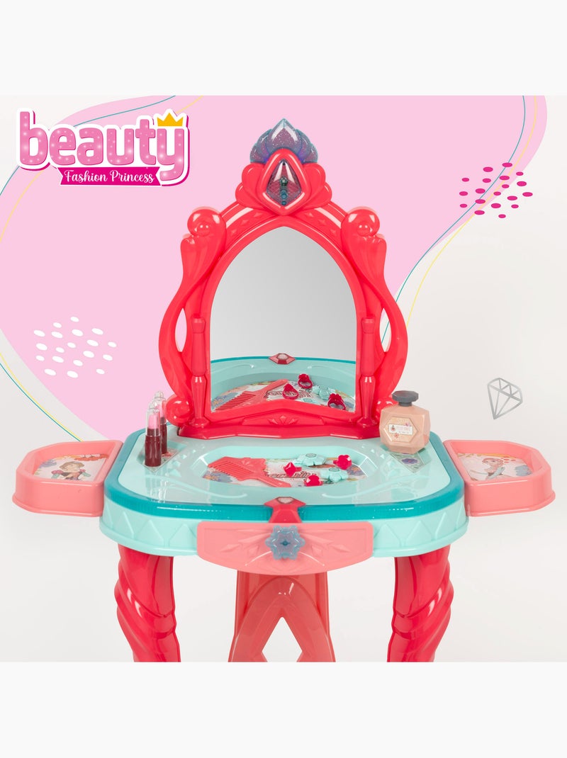 Tavolo da toeletta per bambini con luce e suono e sgabello beauty N/D - Kiabi
