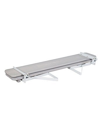 Tavolo e 2 panche con schienale per bambini – set pieghevole in legno massello FSC "Roba Outdoor