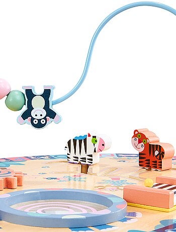 Tavolo educativo in legno 7 in 1 per bambini – gioco musicale e attività sensoriali