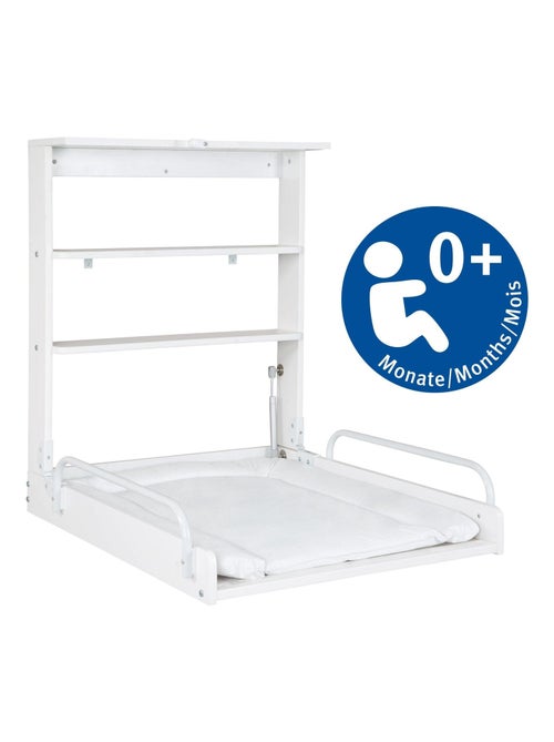 Tavolo fasciatoio a muro pieghevole + materassino impermeabile "Roba" - Kiabi