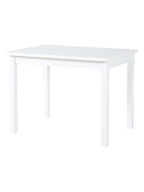 Tavolo in legno massello laccato bianco per bambini 2–10 anni "Roba" - Kiabi