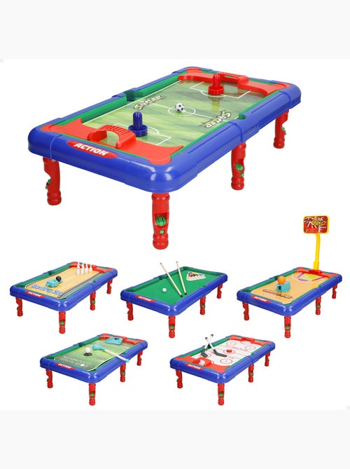 Tavolo multigames 6 giochi da tavolo in 1 43x25x12 cm - Kiabi