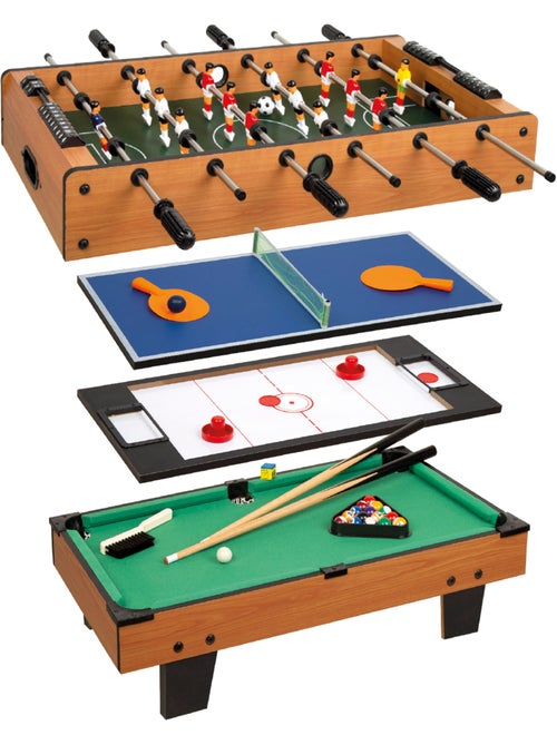 Tavolo multigioco 4 in 1 81x43x27 cm cb games - Kiabi Tavolo multigioco 4 in 1 81x43x27 cm cb games - Kiabi