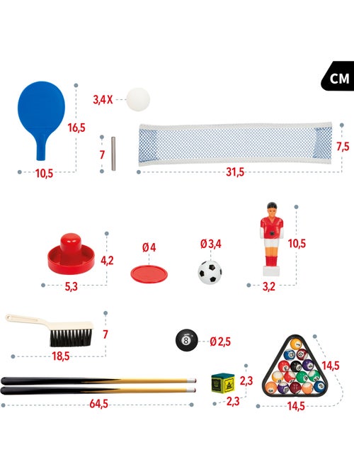 Tavolo multigioco 4 in 1 con gambe cb games - Kiabi