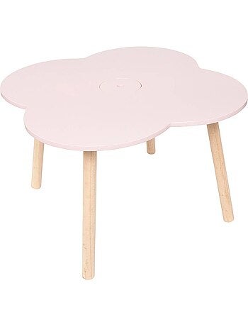 Tavolo per bambini ally rosa 51x51x40cm