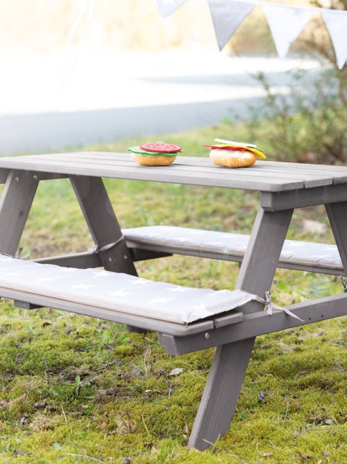 Tavolo picnic per bambini + 2 cuscini "Roba Picnic for 4" - Kiabi
