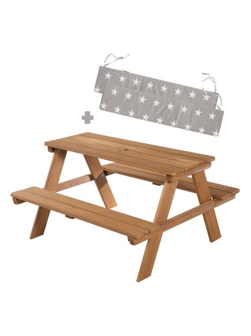 Tavolo picnic per bambini + 2 cuscini "Roba Picnic for 4" - Kiabi