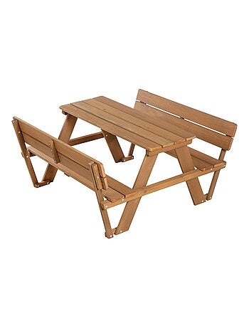Tavolo picnic per bambini con panche con schienale "Roba Picnic for 4