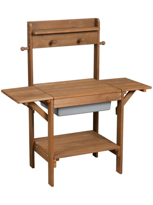 Tavolo sabbia e acqua in legno massello resistente – "Roba Outdoor Midi" - Kiabi