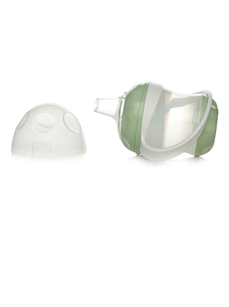 Tazza anti-perdita 180 ml con beccuccio in silicone morbido Thermobaby Verde - Kiabi