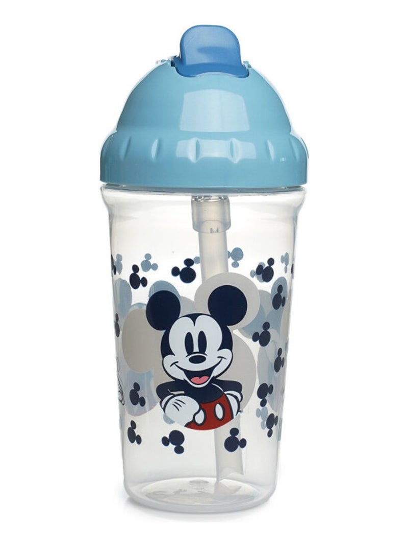 Tazza anti-perdite con cannuccia 295 ml Mickey Thermobaby senza BPA Blu - Kiabi