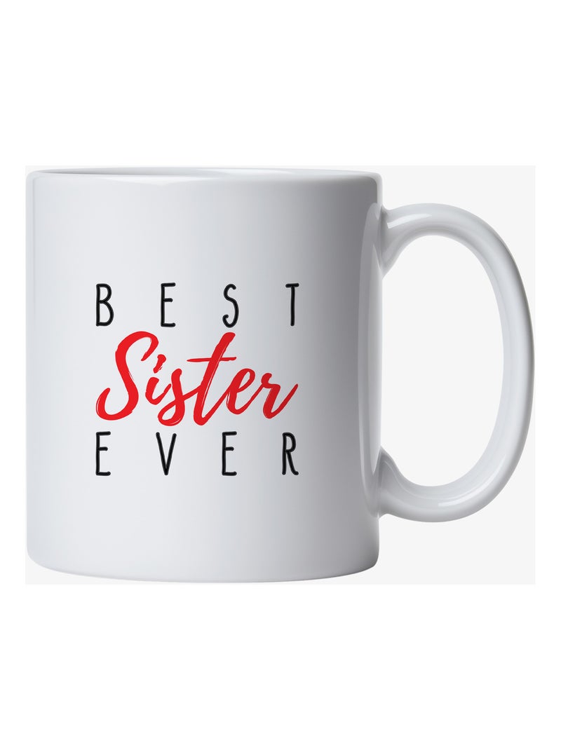 Tazza BEST SISTER EVER Bianco - Kiabi
