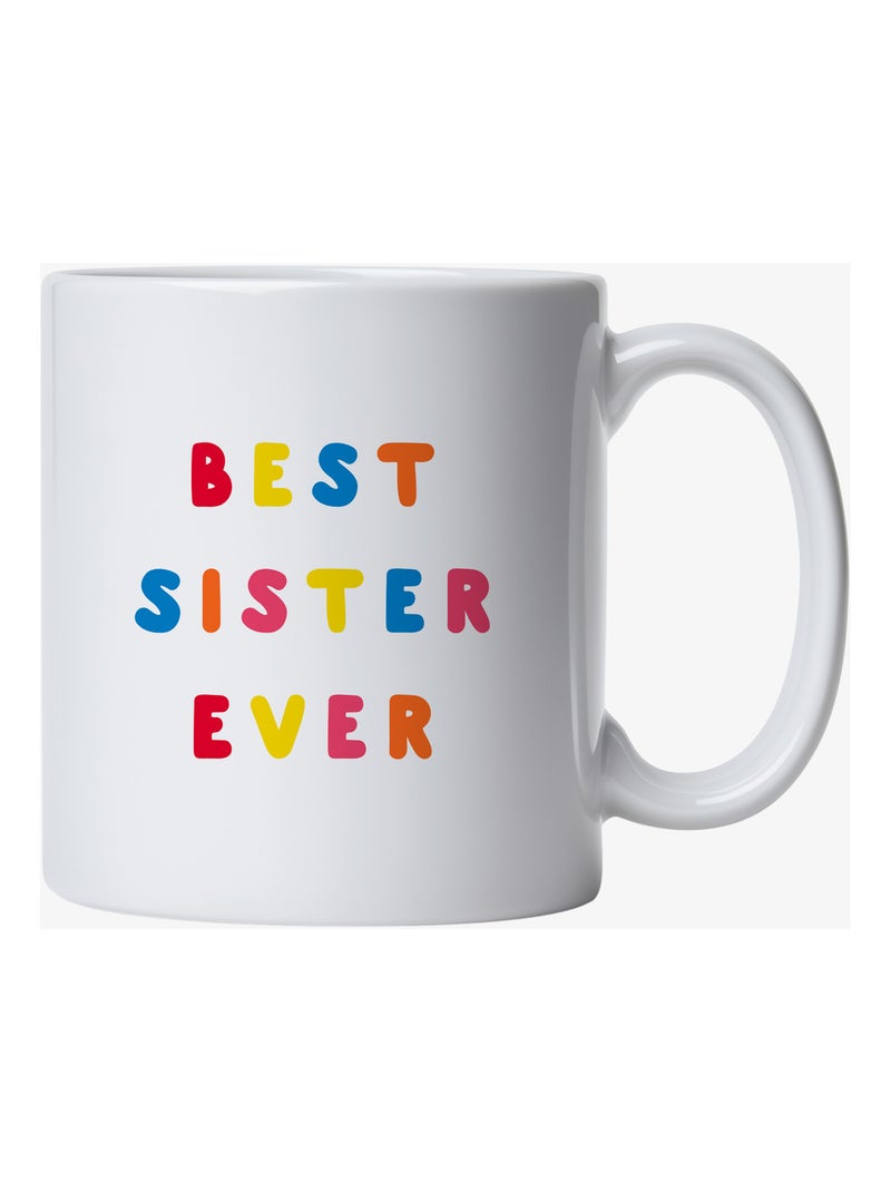 Tazza BEST SISTER EVER COLORÉE WAF Bianco - Kiabi