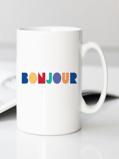Tazza BONJOUR COLORÉ - Kiabi