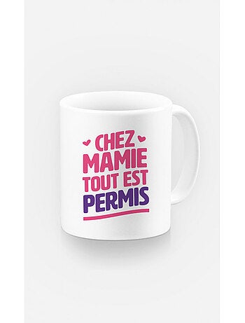 Tazza CHEZ MAMIE TOUT EST PERMIS