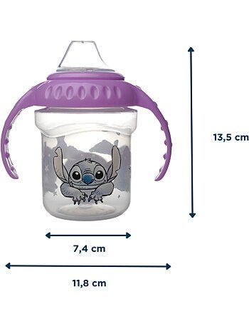 Tazza con beccuccio Disney Baby Lilo & Stitch 250 ml anti-perdita con 2 manici