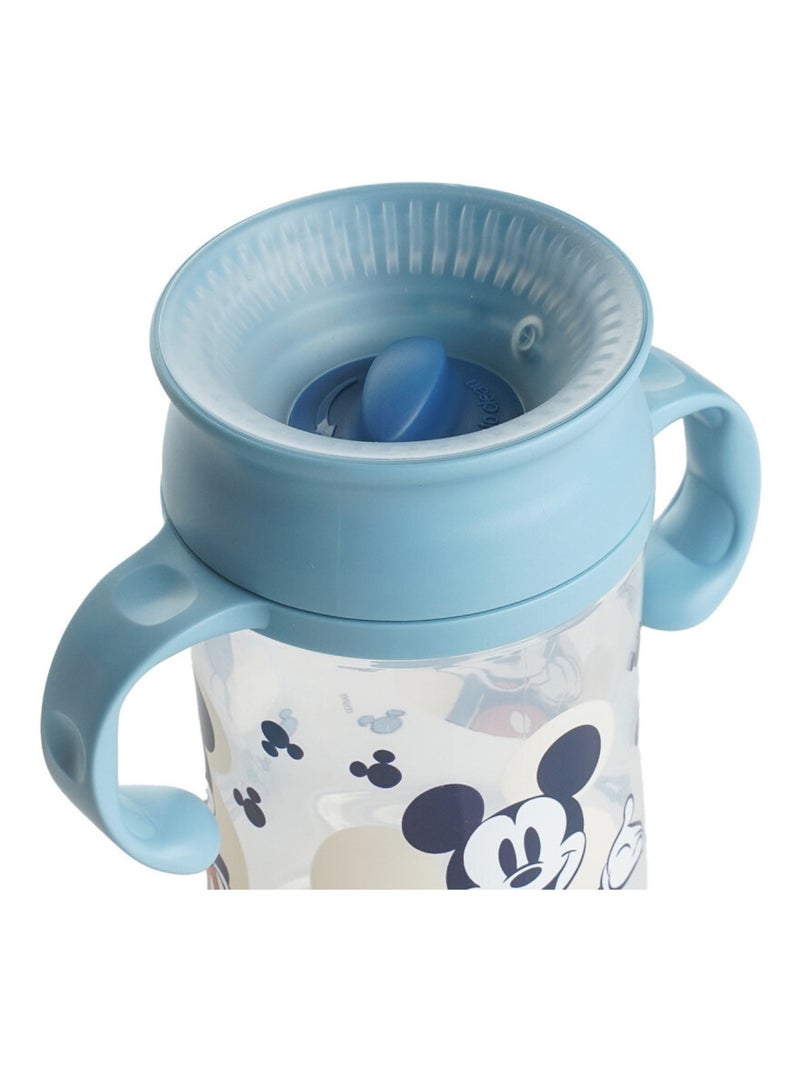 Tazza da apprendimento 360° anti-perdite Mickey con beccuccio Thermobaby da 395 ml Blu - Kiabi