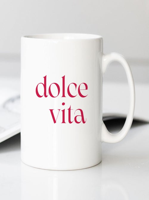 Tazza DOLCE VITA ROUGE - Kiabi